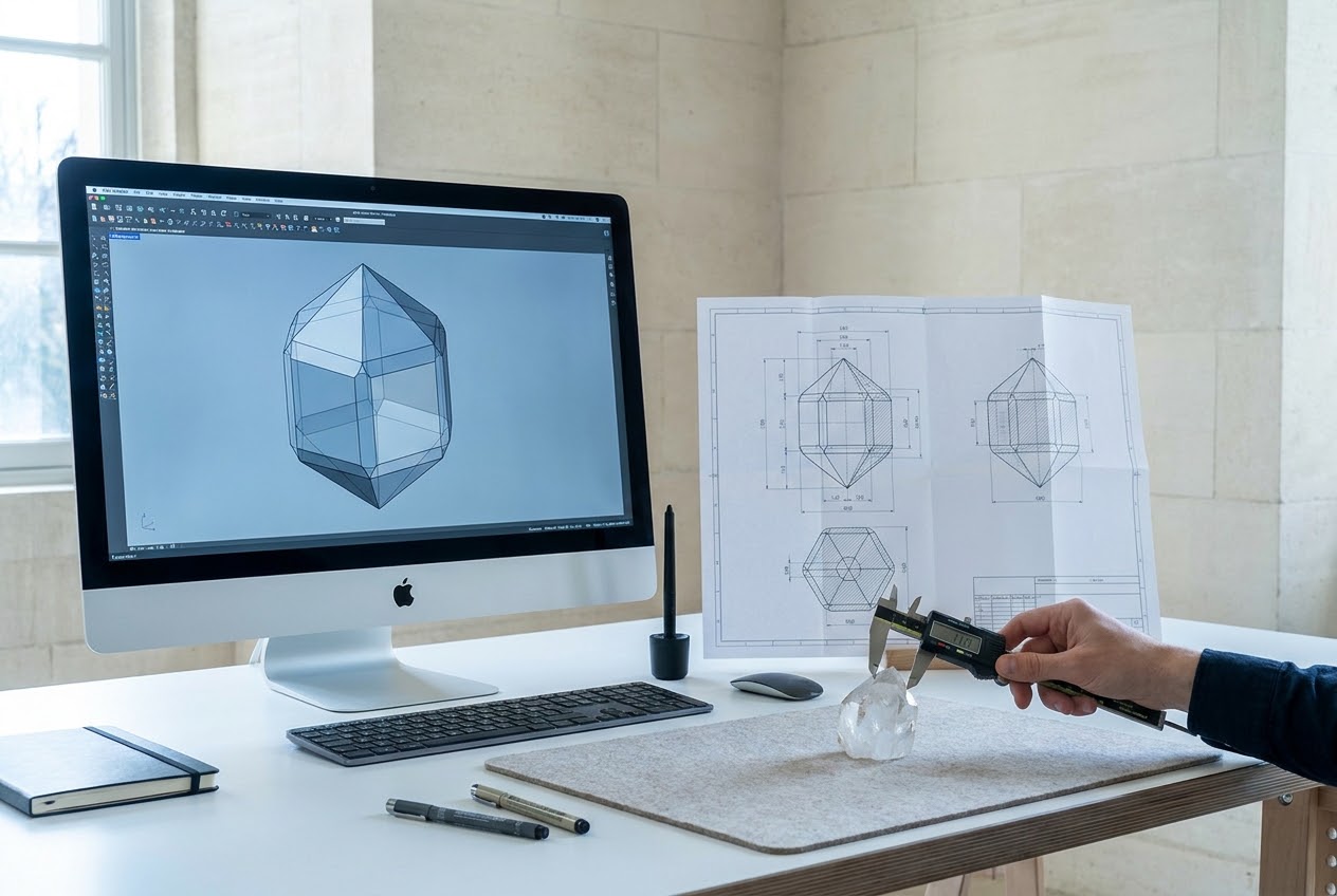 Illustrative CAD translation and dimensional review
